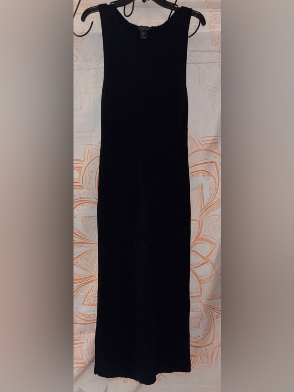 Rachel Zoe Black Elegant Dress w/ Sheer Lace Overlay w/ White Floral Accents - Picture 2 of 11